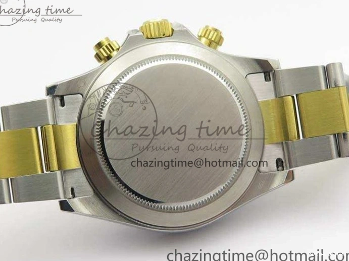 0402 WellDesigned Daytona SS YG Ceramic Bezel JH Best Edition Sliver Gray Dial On SS YG Bracelet A 3532